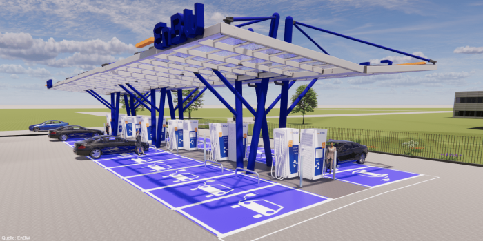 Enbw ladestation charging station woerth min