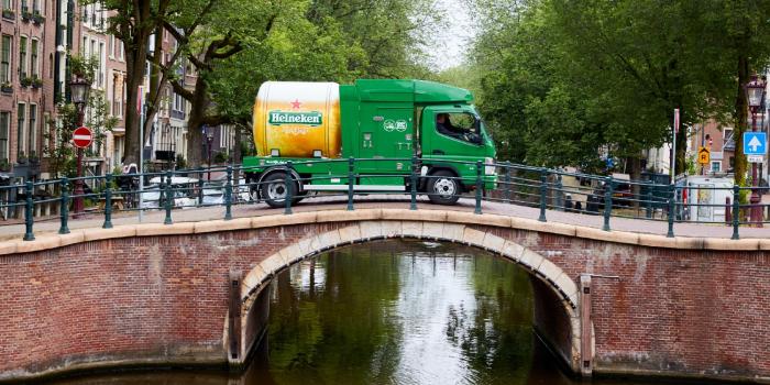Heineken amsterdam bier lkw