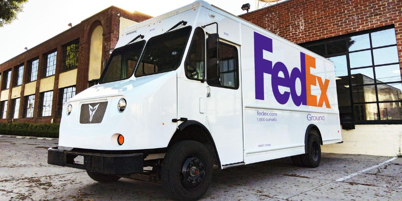 Fedex xos trucks e lieferwagen
