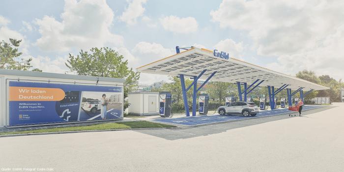EnBW Ladestation Ladepark Unterhaching