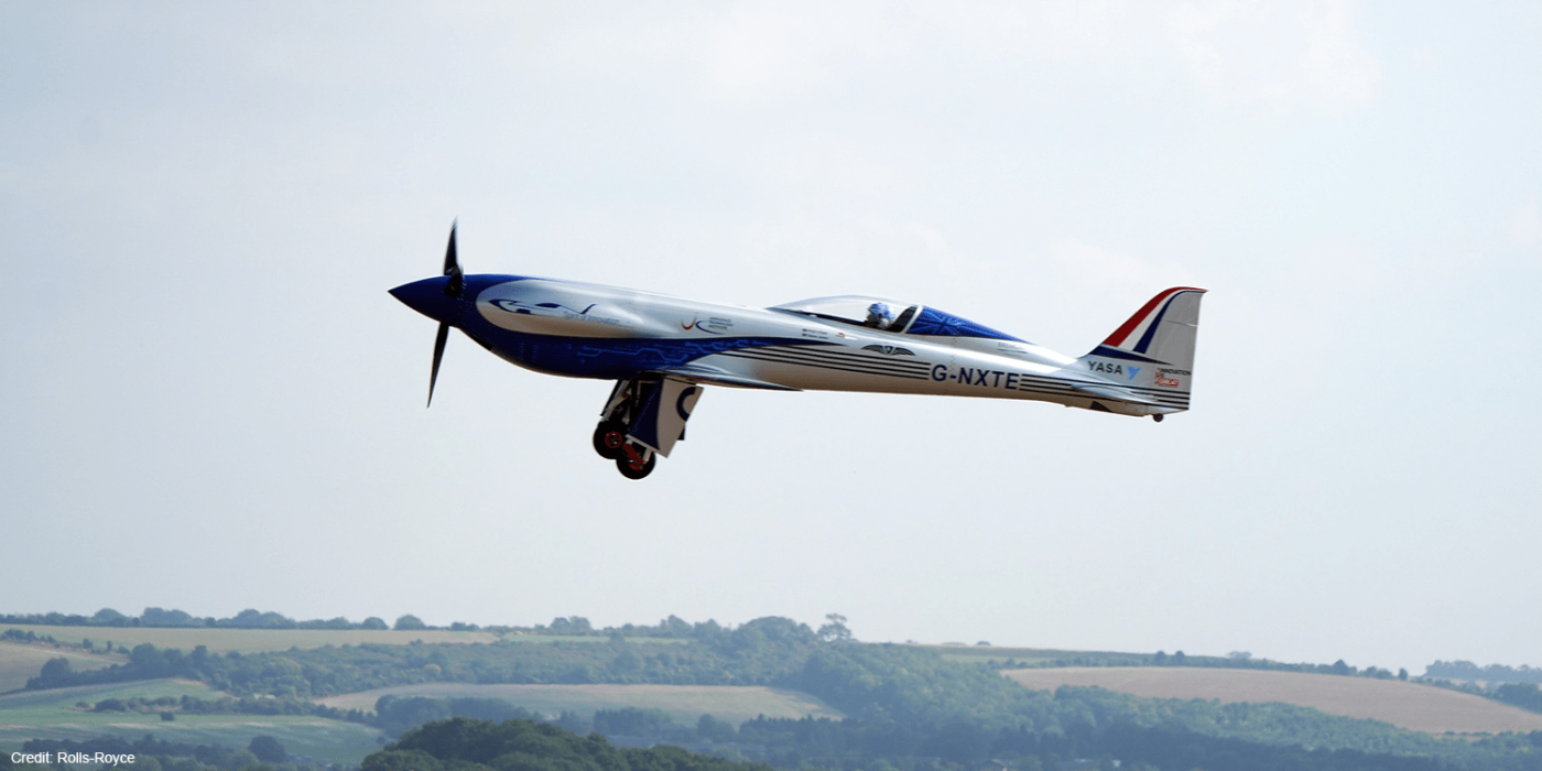 Rolls royce spirit of innovation e flugzeug electric aircraft min