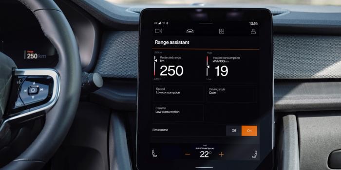 Polestar range assistant app