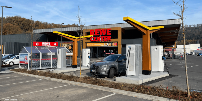 Fastned ladestation charging station rewe michelstadt min