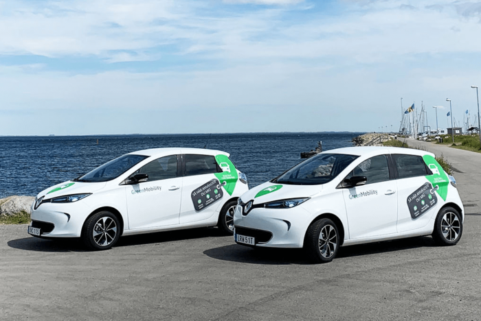 Greenmobility carsharing car sharing daenemark denmark min e