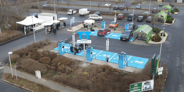 Citywatt ladestation charging station min