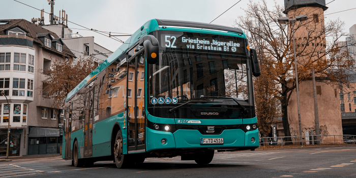 Ebusco elektrobus electric bus rmv frankfurt min