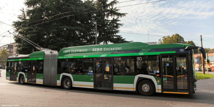 Solaris trollino elektrobus electric bus atm milano mailand italien italy min