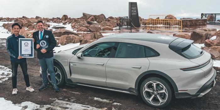 Porsche taycan cross turismo pikes peak