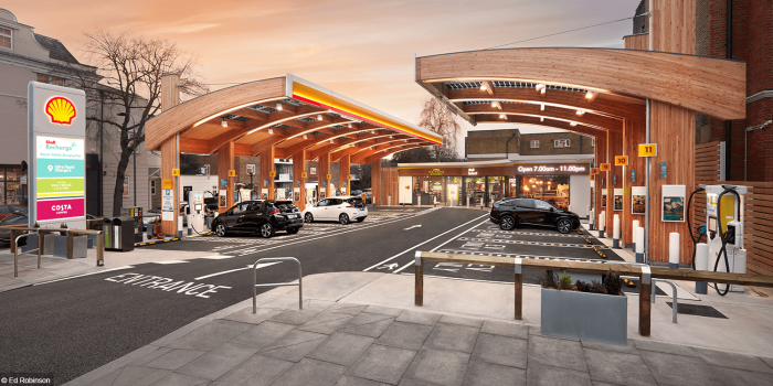 Shell recharge ladestation charging station hamburg grossbritannien uk min