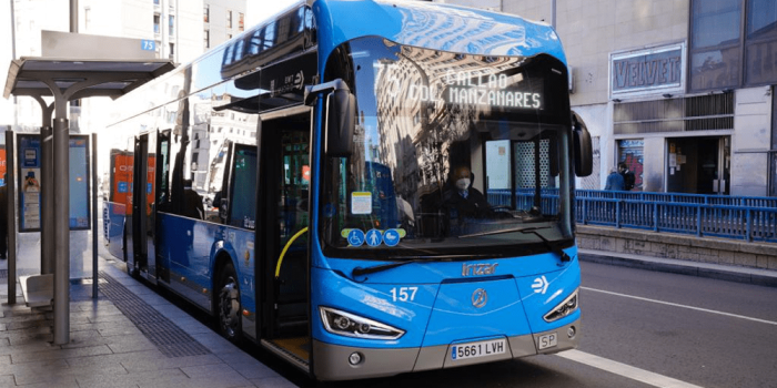 Emt madrid elektrobus electric bus spanien spain min