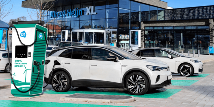 Eneco ladestation charging station albert heijn min