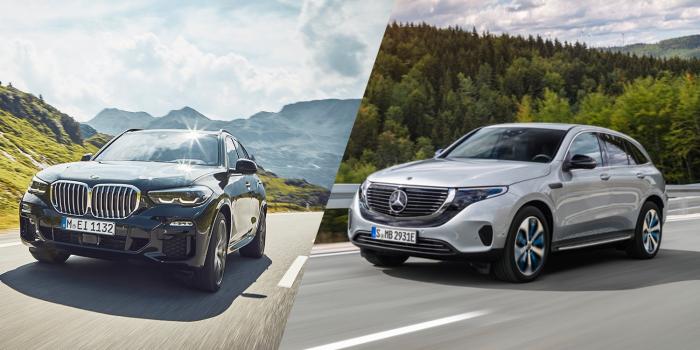 Bmw x5 phev mercedes eqc