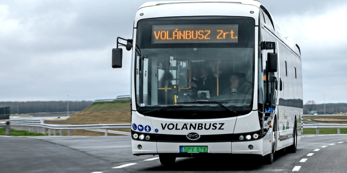 Byd elektrobus electric bus volanbusz ungarn hungary min