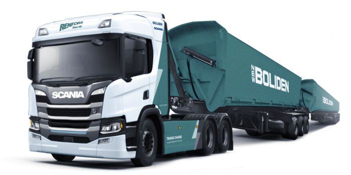 Scania e lkw electric truck boliden min
