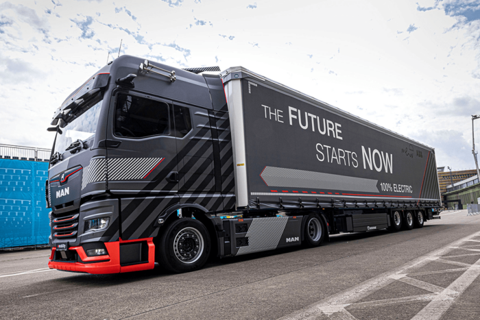 Man e truck e lkw electric truck min e