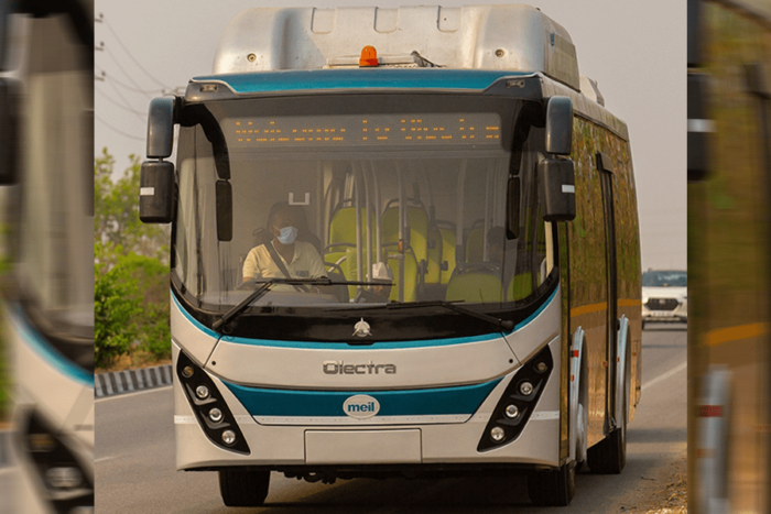Olectra greentech elektrobus electric bus indien india mumbai min e