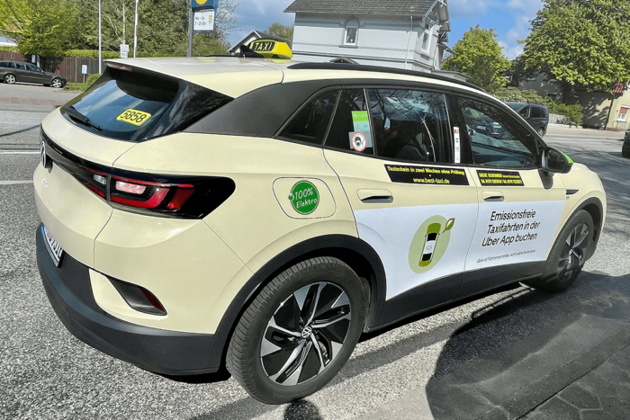 Volkswagen id4 taxi hamburg daniel boennighausen min e