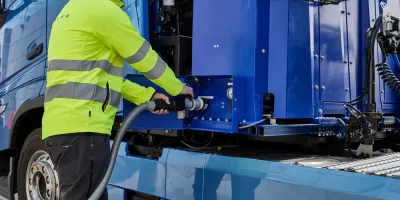 Volvo fh fuel cell brennstoffzellen lkw fuel cell truck wasserstoff hydrogen min