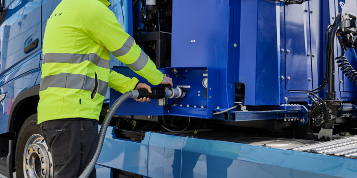 Volvo fh fuel cell brennstoffzellen lkw fuel cell truck wasserstoff hydrogen min