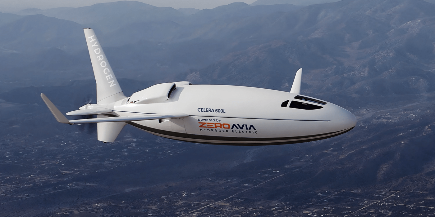 Zeroavia brennstoffzellen flugzeug fuel cell aircraft otto aviation min