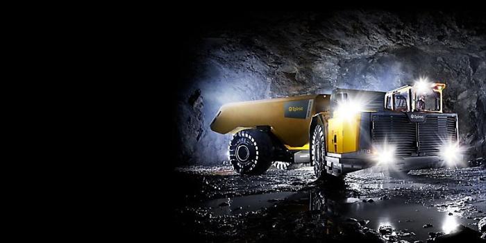 Epiroc mine truck mt