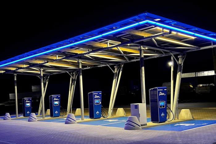 Aral ladestation charging station min e