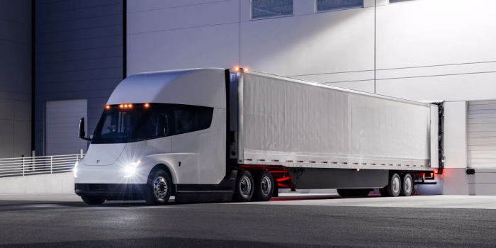 Tesla semi e lkw electric truck min