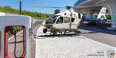 tesla supercharger zusmarshausen polizei hubschrauber e1660052287570