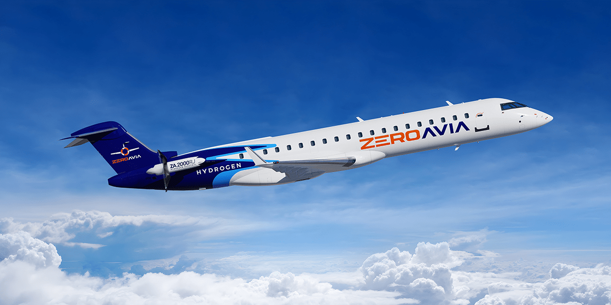 Zeroavia brennstoffzellen flugzeug fuel cell aircraft min