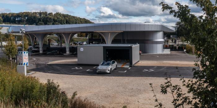 Nio Batteriewechsel Sortimo Ladepark