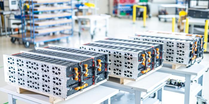 Kreisel electric batterie symbolbild