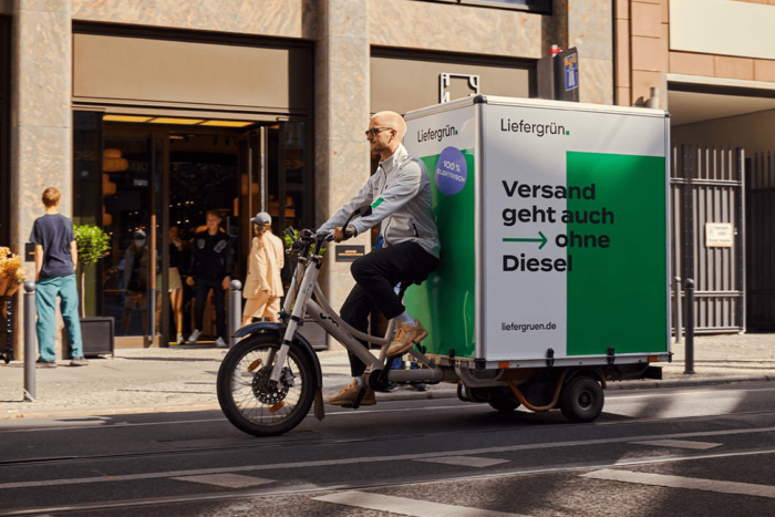 Liefergruen lasten pedelec cargo e bike min e