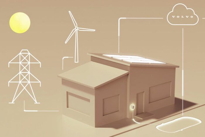 Volvo bidirektionales laden e