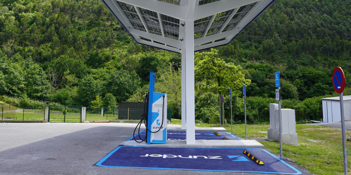 Zunder ladestation charging station min