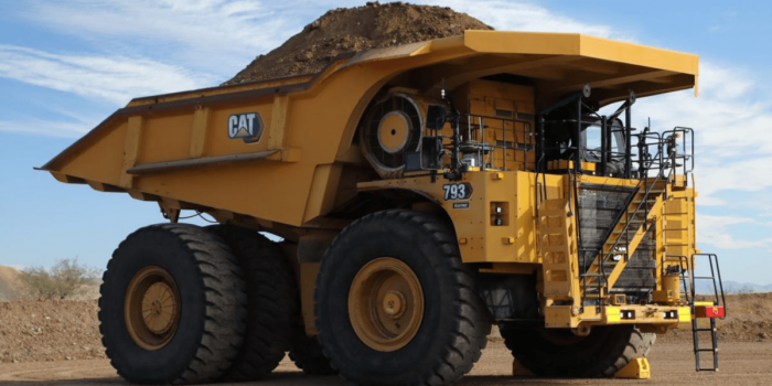 Caterpillar electric e muldenkipper electric mining truck min