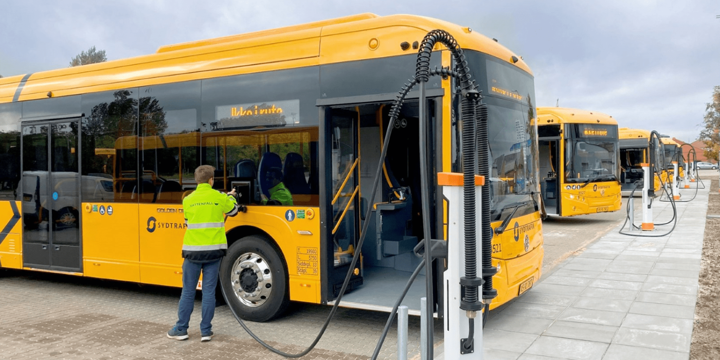 Golden dragon elektrobus electric bus tide bus daenemark denmark min