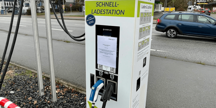 Ladestation charging station wedel min