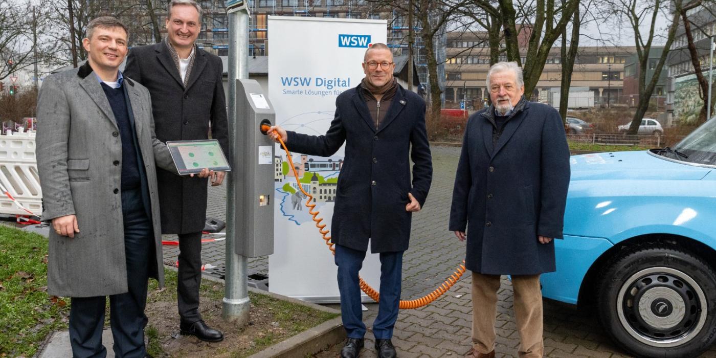 Wuppertal wsw laternen ladepunkt