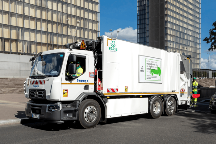 Renault trucks e tech d wide e lkw electric truck sepur frankreich france paris min e