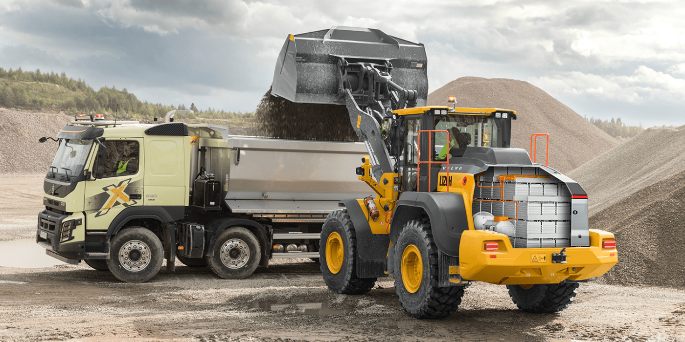 Volvo construction equipment l120h radlader l120h wheel loader min