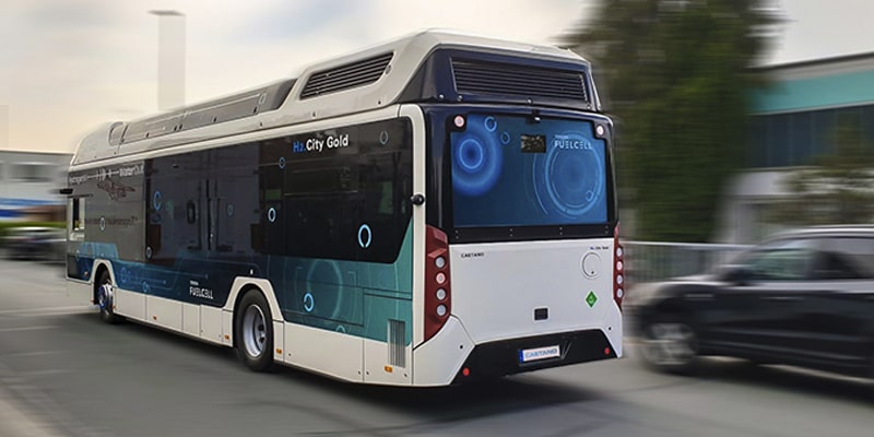 Caetanobus h2 city gold brennstoffzellen bus fuel cell bus hydrogen min