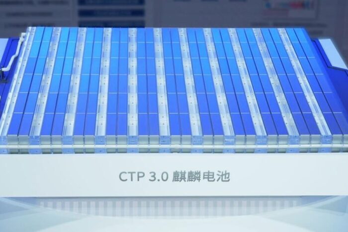 Catl cell to pack ctp min e