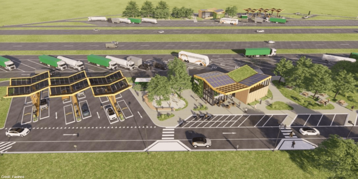 Fastned ladestation charging station belgien belgium min