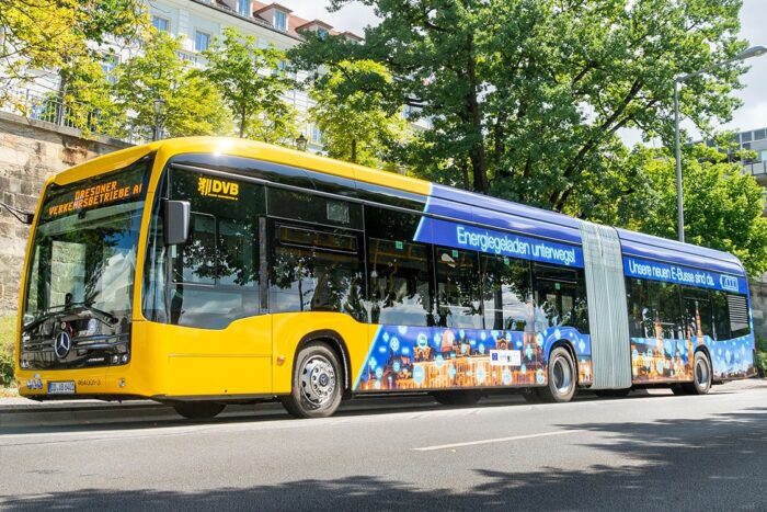 Mercedes benz ecitaro elektrobus electric bus dvb dresden min e