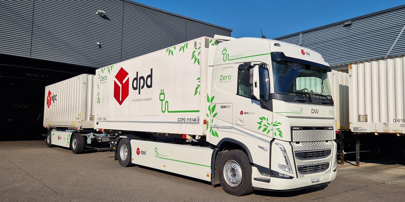 Dpd Schweiz Switzerland DW E Truck Logistics
