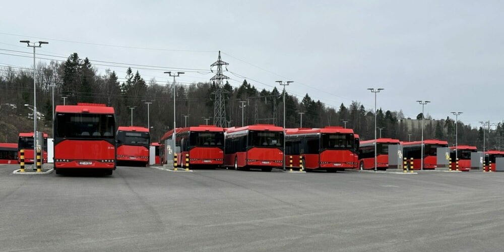 Solaris urbino electric elektrobus electric bus unibuss oslo norwegen norway min