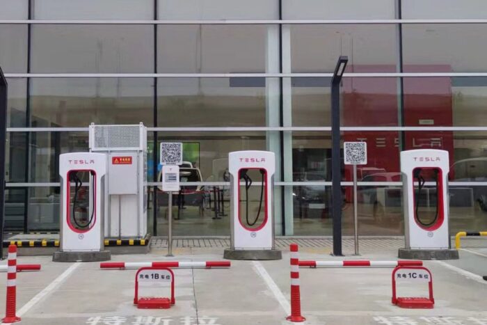 Tesla supercharger china jining min e