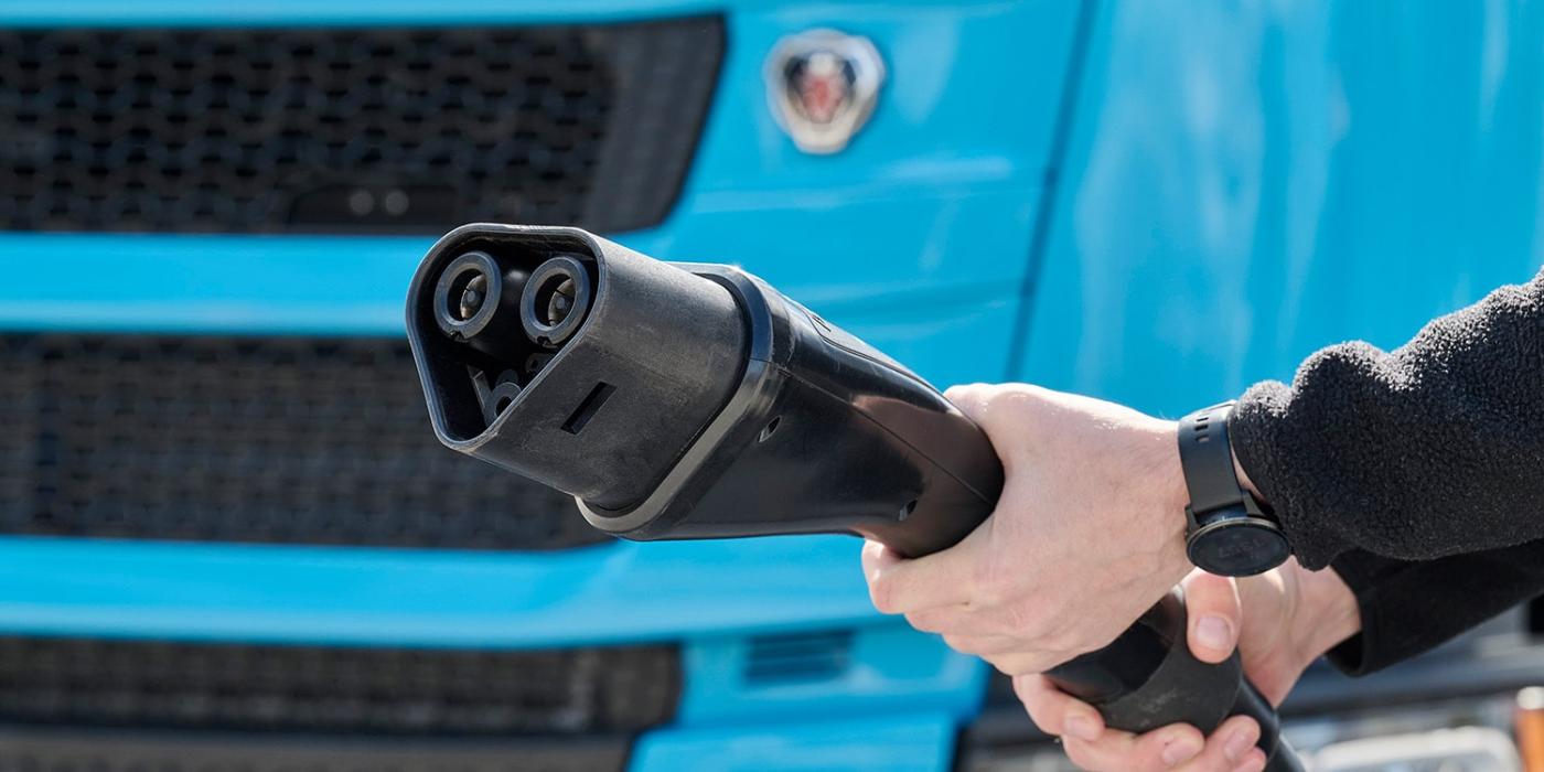 Abb ladestation charging station scania e lkw electric truck megawatt charging mcs min