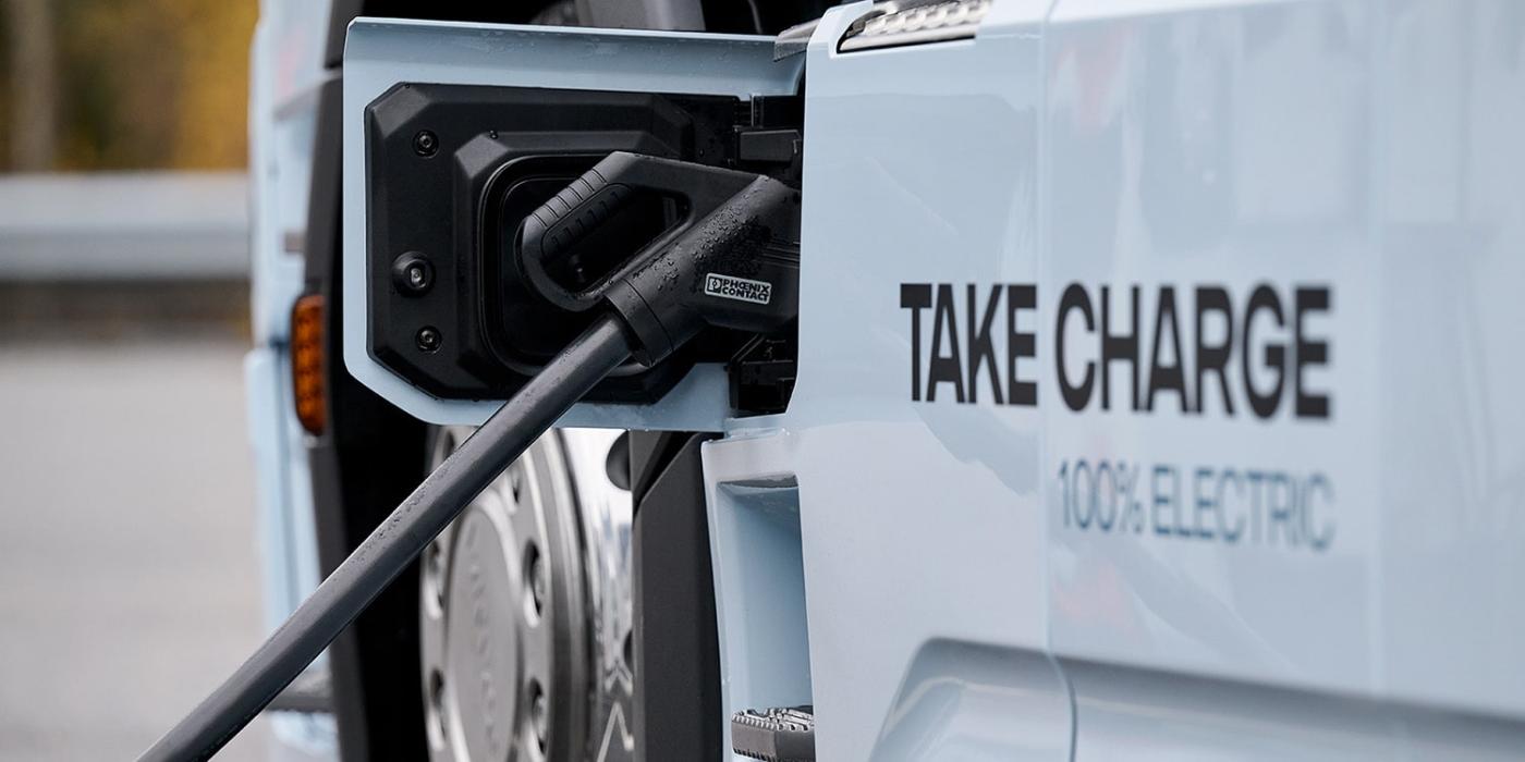 Scania e lkw electric truck ladestation charging station ccs min e