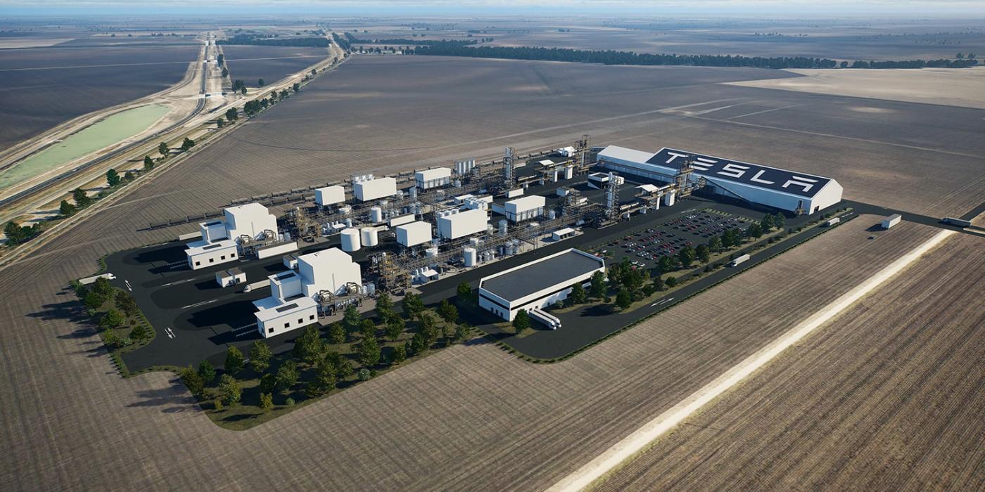 Tesla lithium texas min e